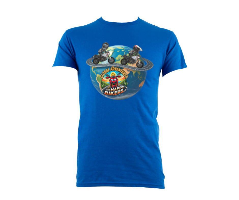 The Happy Bikers Global Adventure Unisex T-Shirt
